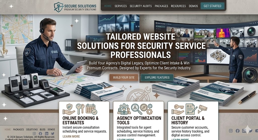 Security Services Website Preview